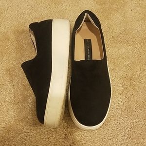 Black Steve Madden Slip on Sneakers